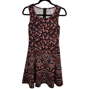 Xhilaration Summer Sleeveless Floral and Paisley Pattern Dress Size XS